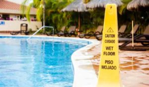 hotel pool accident