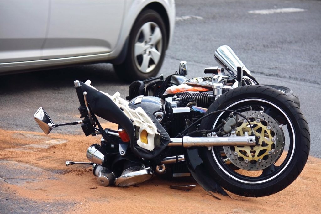 what causes accidents on motorcycle