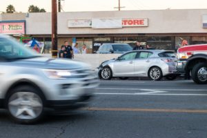 Sunrise Manor NV - Crash Causes Injuries at Nellis Blvd & Wyoming Ave