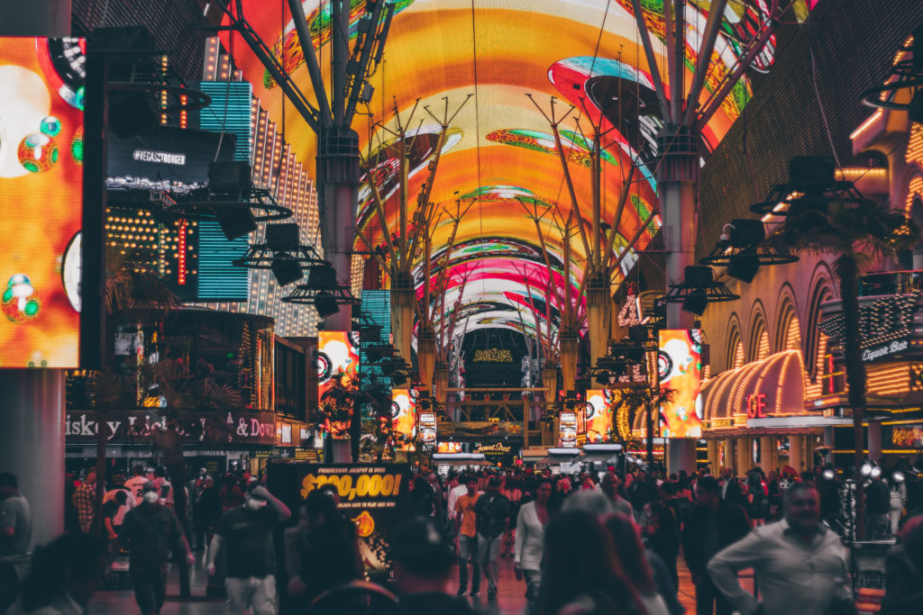 injured in downtown vegas as a pedestrian