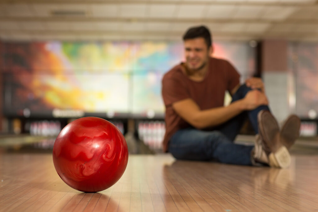 bowling alley injury